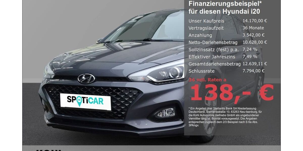 Hyundai i20 48.600 km 13.890 &euro; Aachen 52078