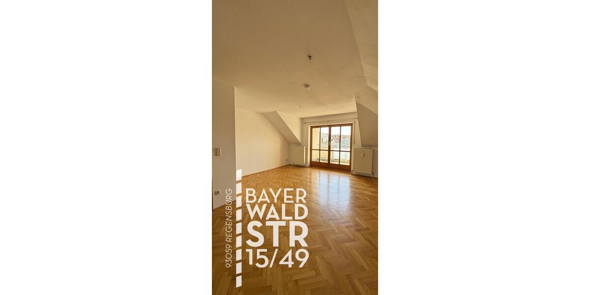 Dachgeschoßwohnung Regensburg Konradsiedlung - 2 Zimmer, 64 m&sup2;, 320.000&euro; | Angebot:26956356