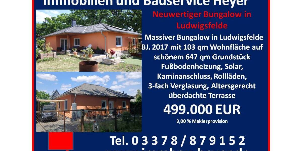 Mehrfamilienhaus, Wohnhaus Ludwigsfelde - 4 Zimmer, 103 m&sup2;, 499.000&euro; | Angebot:26401825