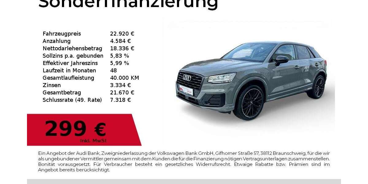 Audi Q2 59.462 km 22.920 &euro; Dessau 06842