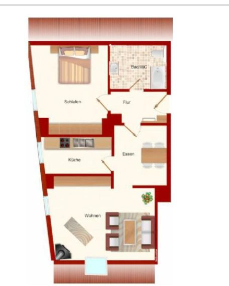 Schöne praktische 2,5 Dachgeschoßwohnung Kempten Sankt Mang