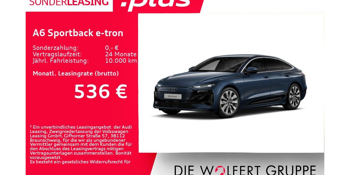 Audi A6 e-tron 2.640 km 62.290 &euro; Großwallstadt 63868