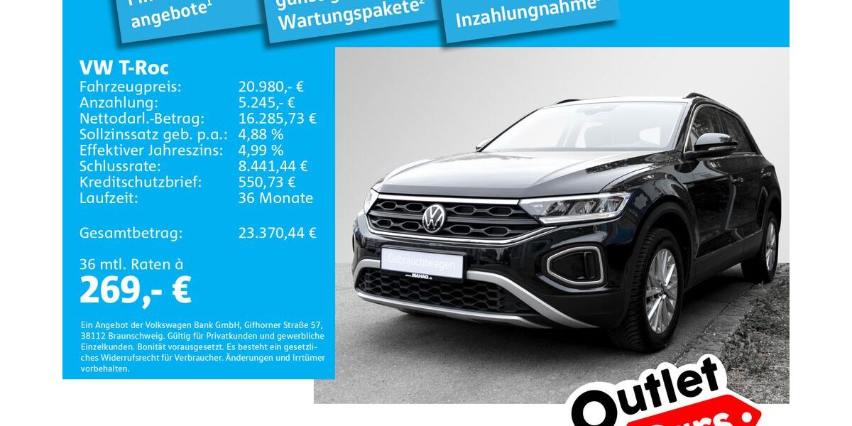 VW T-Roc 29.509 km 20.980 &euro; Dachau 85221