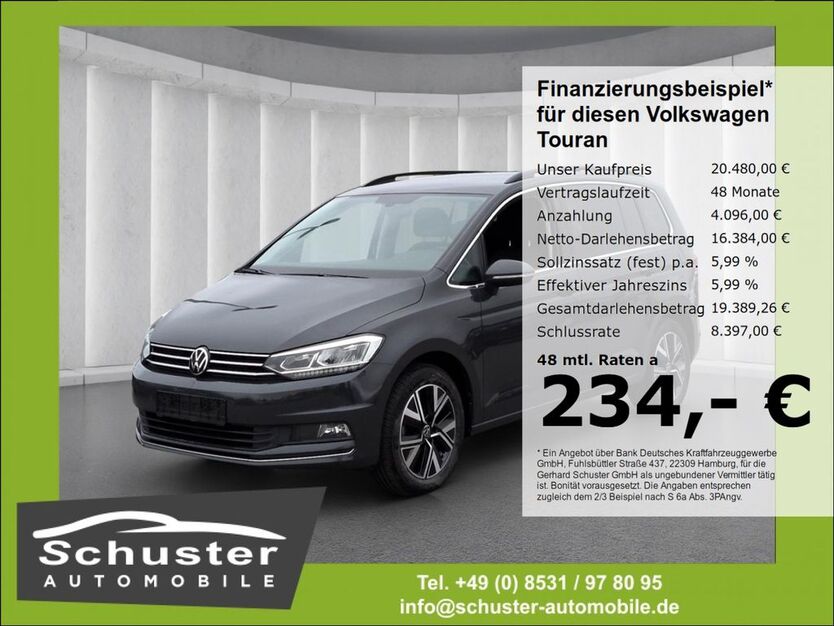 VW Touran 124.881 km 20.480 € Ruhstorf 94099
