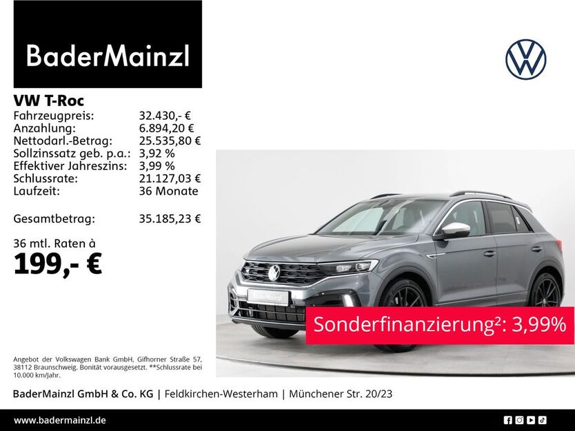 VW T-Roc 38.570 km 32.430 € Feldkirchen/Westerham 83620
