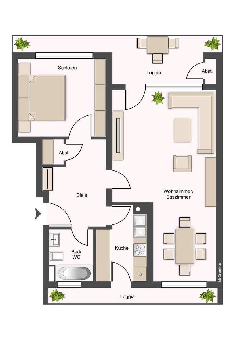 3-Zimmerwohnung in Wiesbaden Klarenthal 3 zimmer