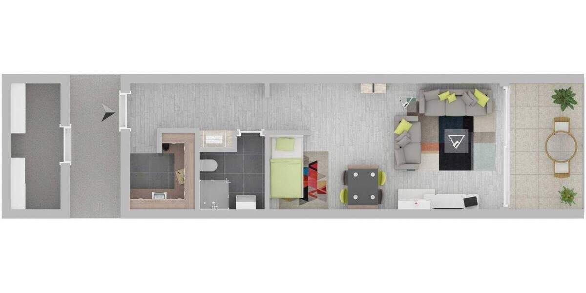 S-Westbahnhof: Charmante 1-ZW inkl. Stellplatz und optionaler Einzelgarage 1 zimmer