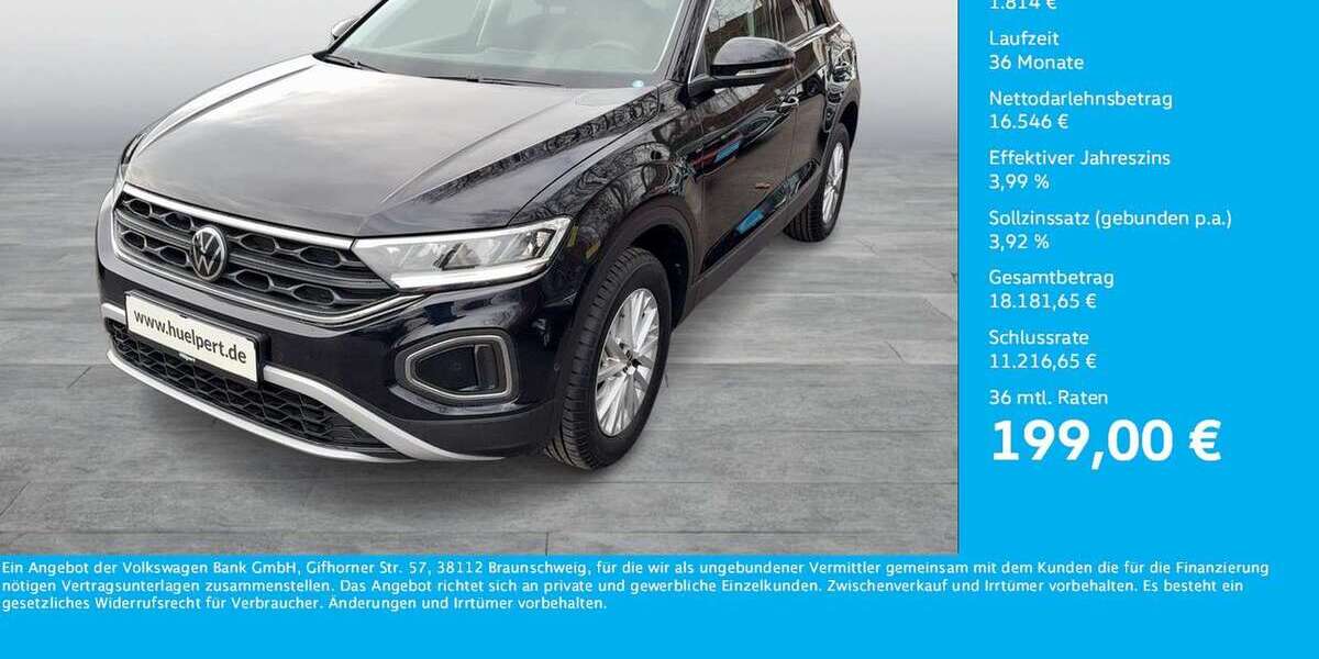 VW T-Roc 77.507 km 18.360 &euro; Dortmund-Marten 44379