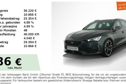 Cupra Leon 37.350 km 34.940 &euro; Nürnberg 90441