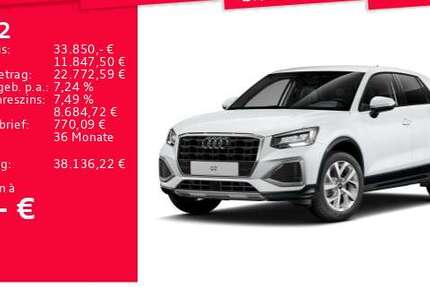 Audi Q2 10.069 km 33.850 &euro; Frankfurt am Main 60314