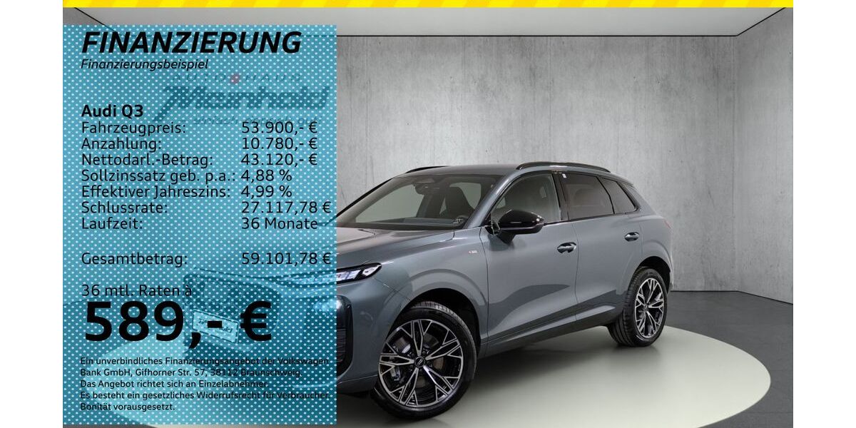 Audi Q3 1.010 km 53.900 &euro; Auerbach/Rebesgrün 08209