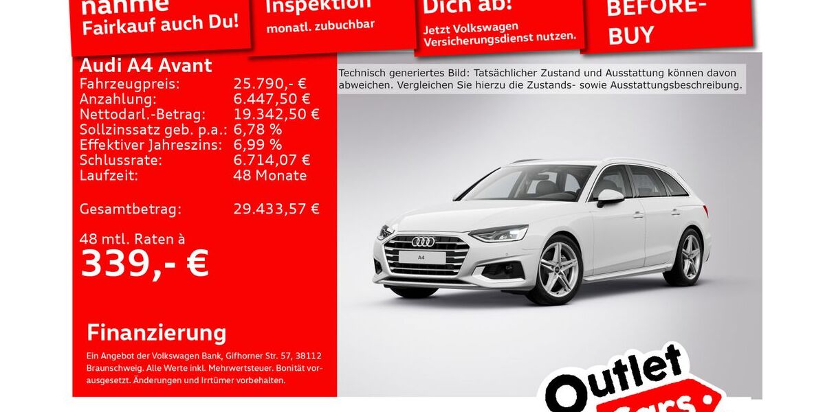 Audi A4 41.360 km 25.790 &euro; Senden 89250