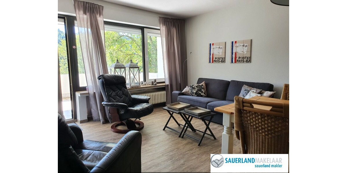Ruhig gelegene 3-Zimmer-Wohnung mit Schwimmbad in Usseln - Appartement Willingen-Usseln Usseln | Angebot:8170282