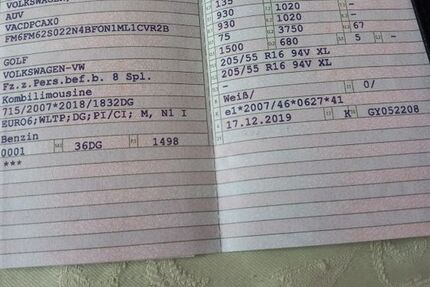 VW Golf 96.800 km 16.800 € Regen 94209