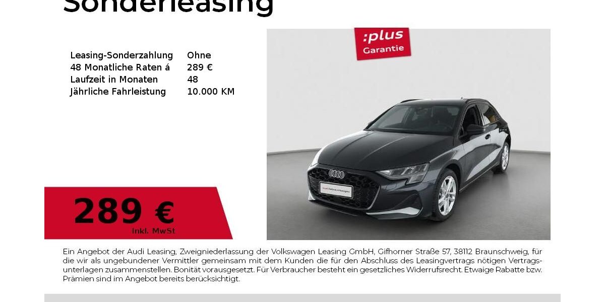 Audi A3 3.585 km 32.490 &euro; Bernburg 06406