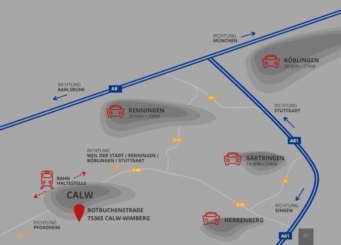 Etagenwohnung Calw Wimberg - 4 Zimmer, 117 m&sup2;, 1.410&euro; | Angebot:25212636