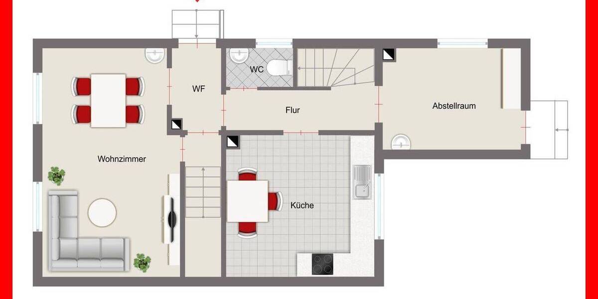 Reihenendhaus Emden Conrebbersweg - 4 Zimmer, 90 m&sup2;, 169.000&euro; | Angebot:26449886