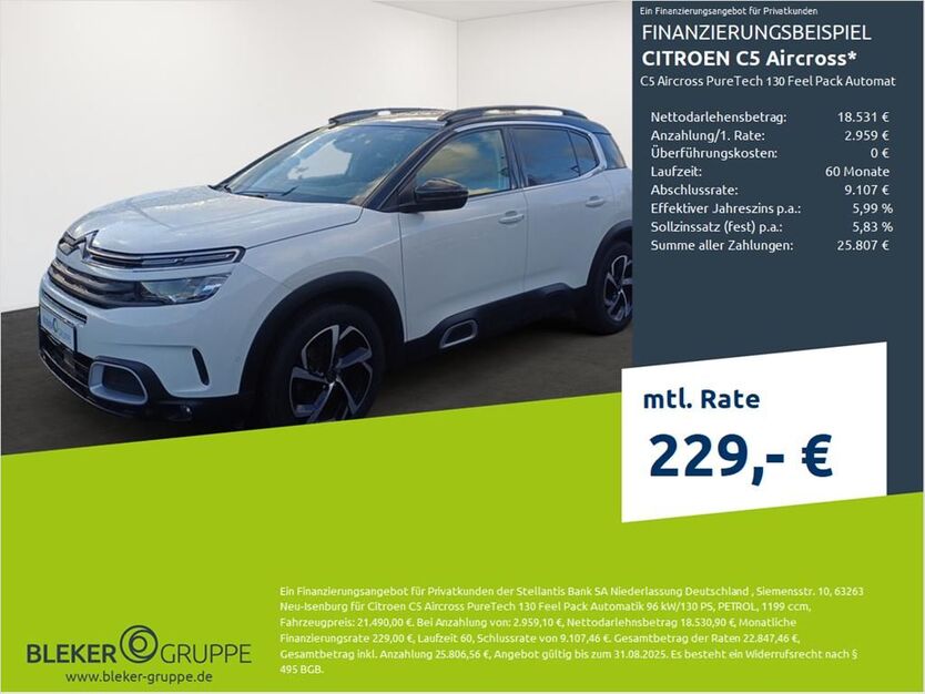 Citroen C5 Aircross 39.574 km 18.480 € Dülmen 48249