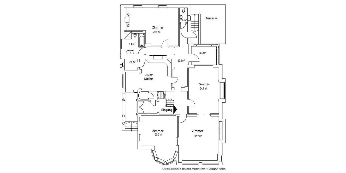 Etagenwohnung Hamburg Rahlstedt - 4 Zimmer, 175 m&sup2;, 2.460&euro; | Angebot:26879158