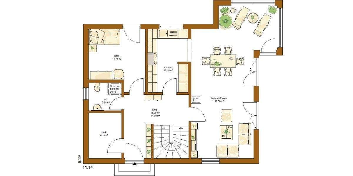 Mehrfamilienhaus, Wohnhaus Großenlüder - 5 Zimmer, 156 m&sup2;, 556.500&euro; | Angebot:25736739