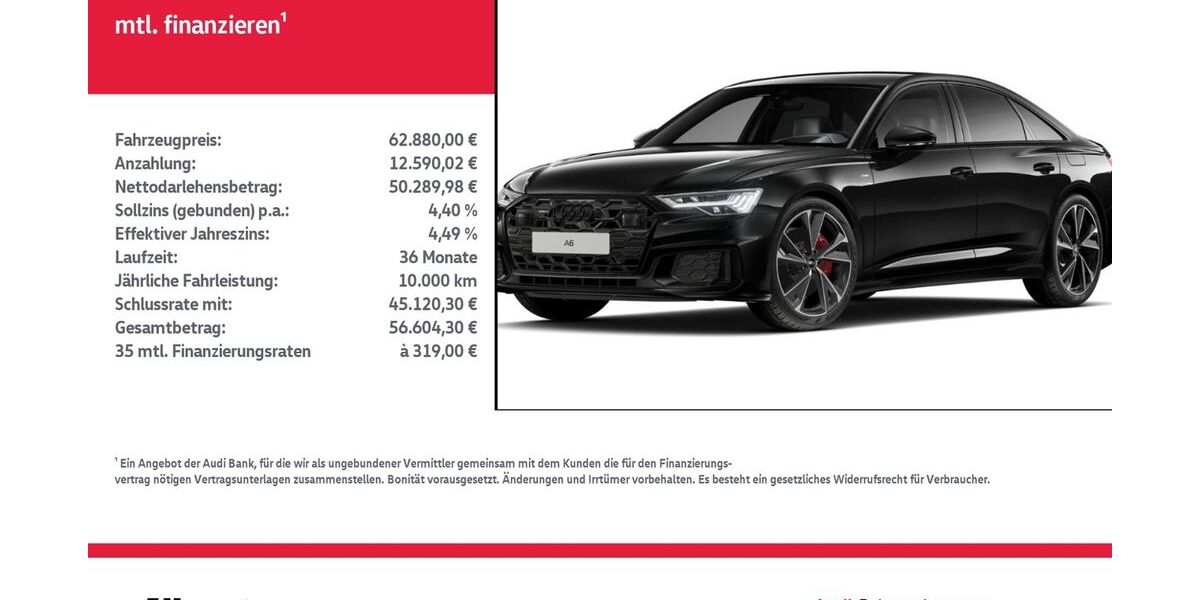 Audi A6 13.189 km 62.880 &euro; Nordhausen 99734