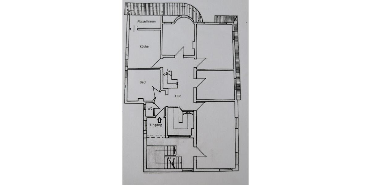 Etagenwohnung Schwarza - 5 Zimmer, 130 m&sup2;, 1.350&euro; | Angebot:25158380