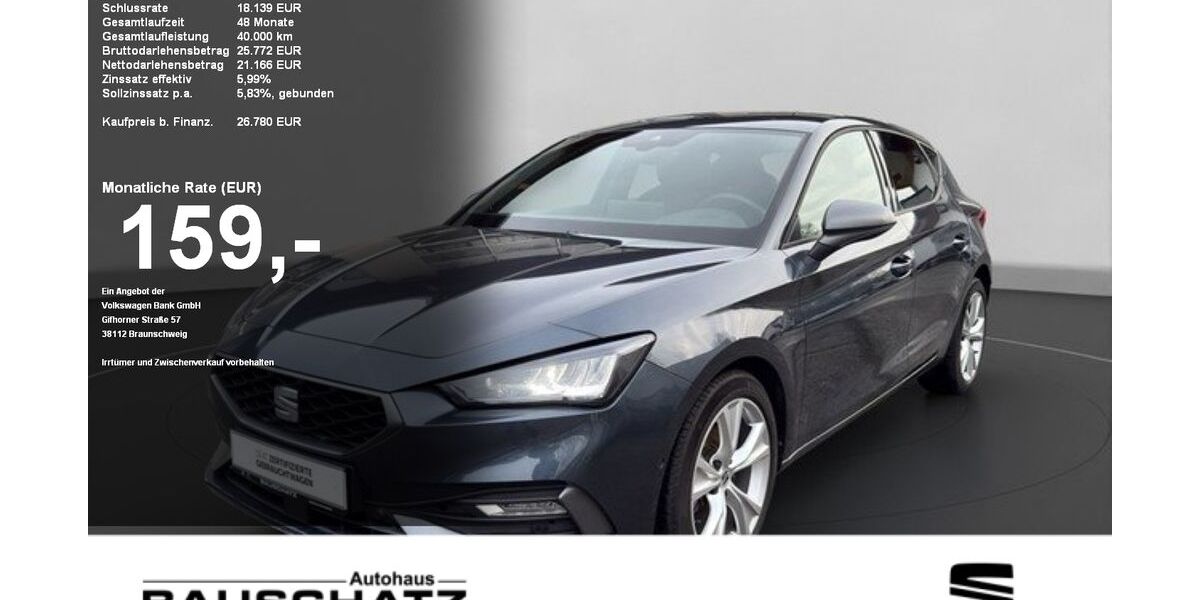 Seat Leon 22.622 km 26.780 &euro; Sigmaringen 72488