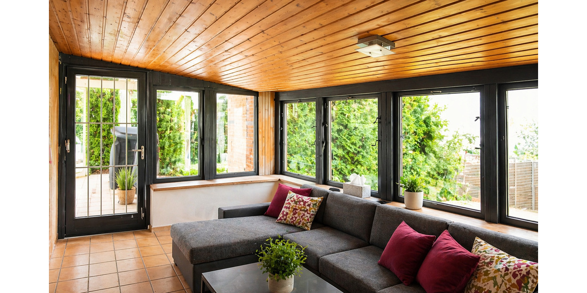 Ein- bis Zweifamilienhaus mit Wintergarten, großem Grundstück und vielseitigen Nutzungsmöglichkeiten - Zweifamilienhaus Löhne | Angebot:26381348