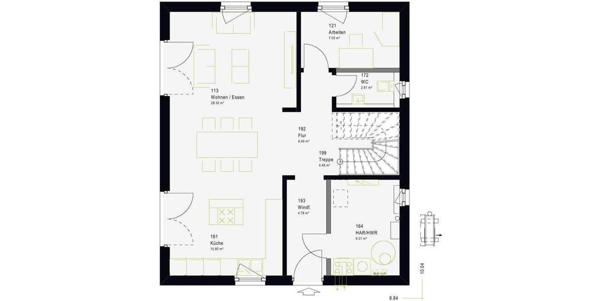 Einfamilienhaus Wolgast - 5 Zimmer, 145 m&sup2;, 356.000&euro; | Angebot:25679481