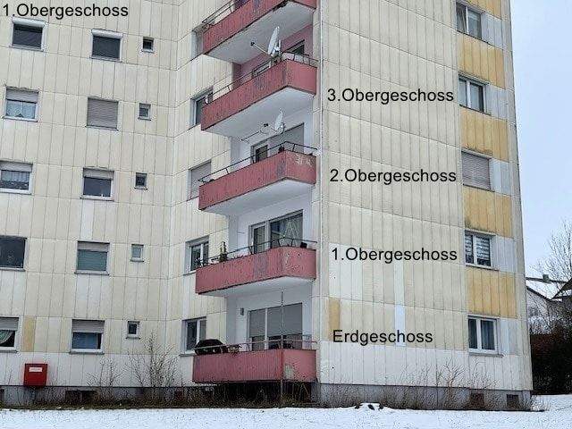 Etagenwohnung Hardheim - 3 Zimmer, 63 m&sup2;, 114.000&euro; | Angebot:25686726