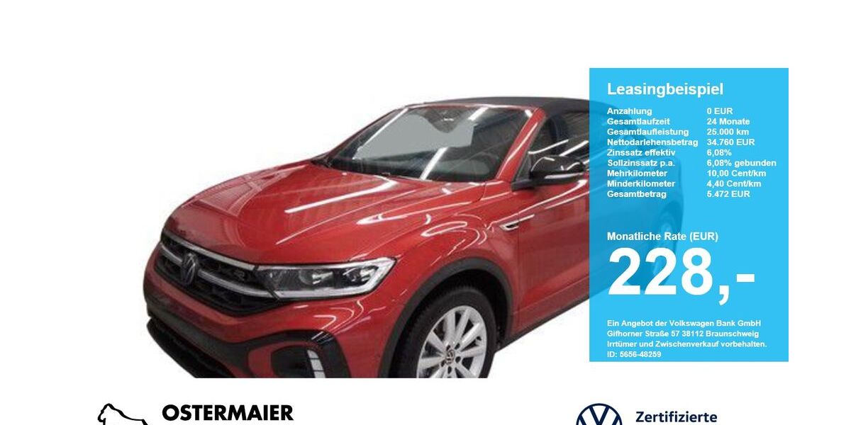 VW T-Roc 2.570 km 34.760 &euro; Mühldorf am Inn 84453