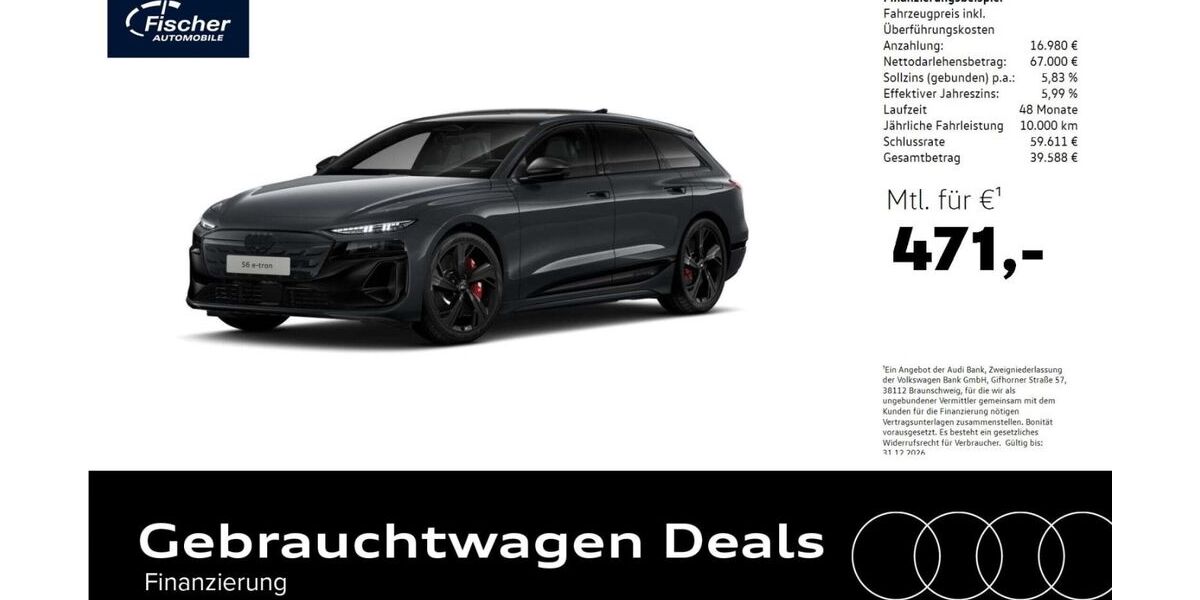 Audi S6 e-tron 16.313 km 83.980 &euro; Neumarkt 92318