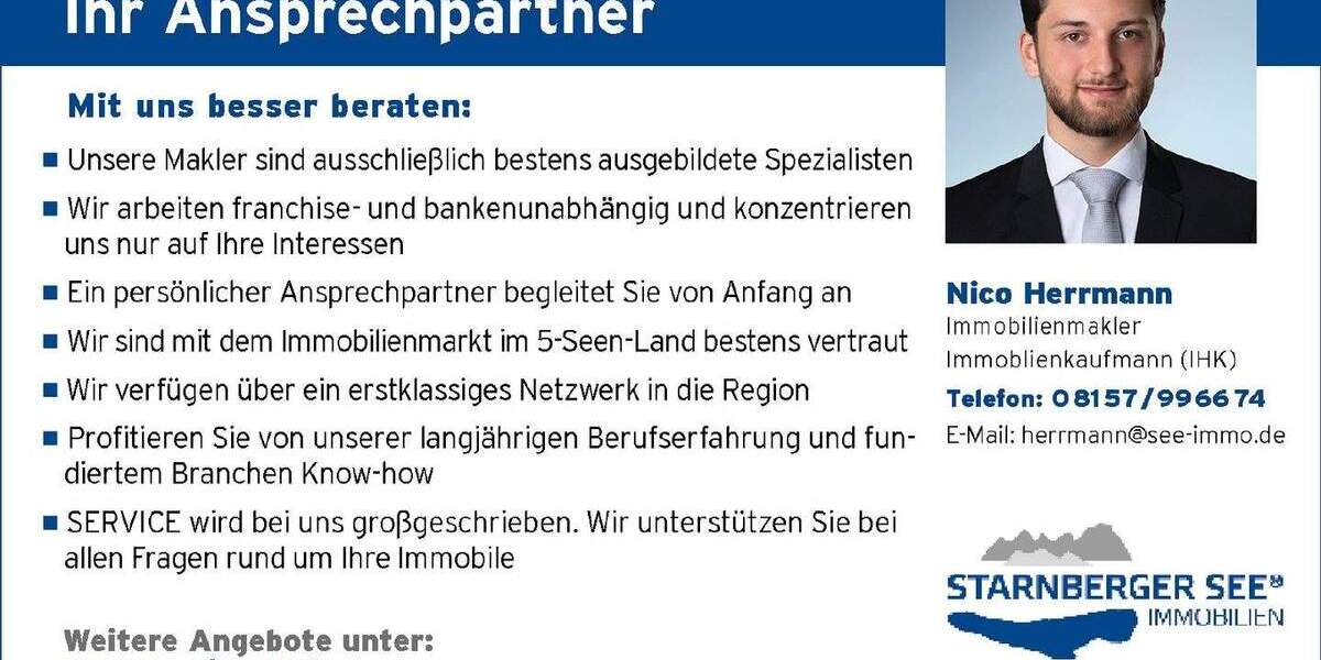 Etagenwohnung Planegg - 2 Zimmer, 56 m&sup2;, 265.000&euro; | Angebot:25741428