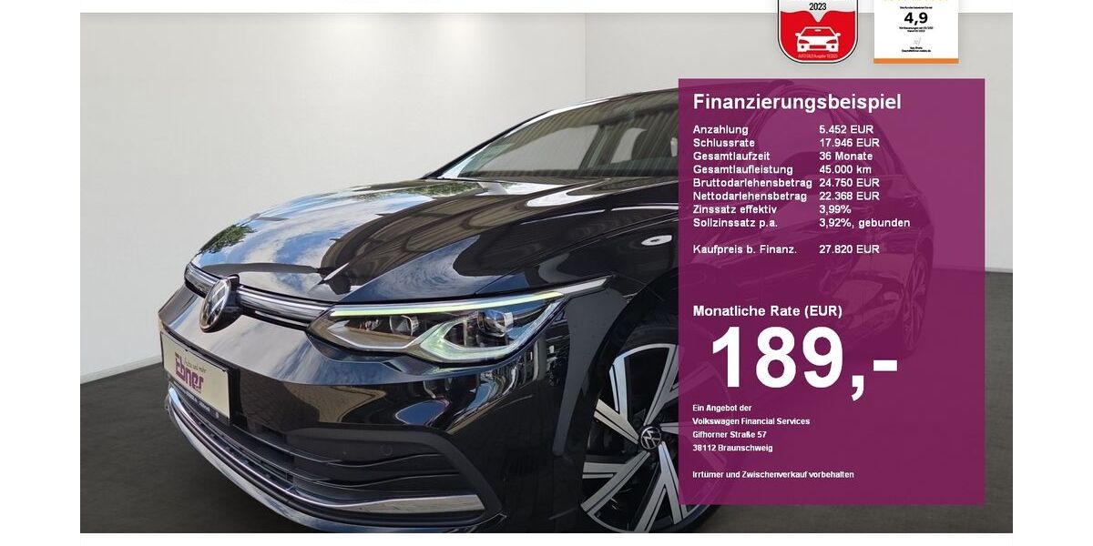 VW Golf 26.800 km 27.820 &euro; Albbruck 79774