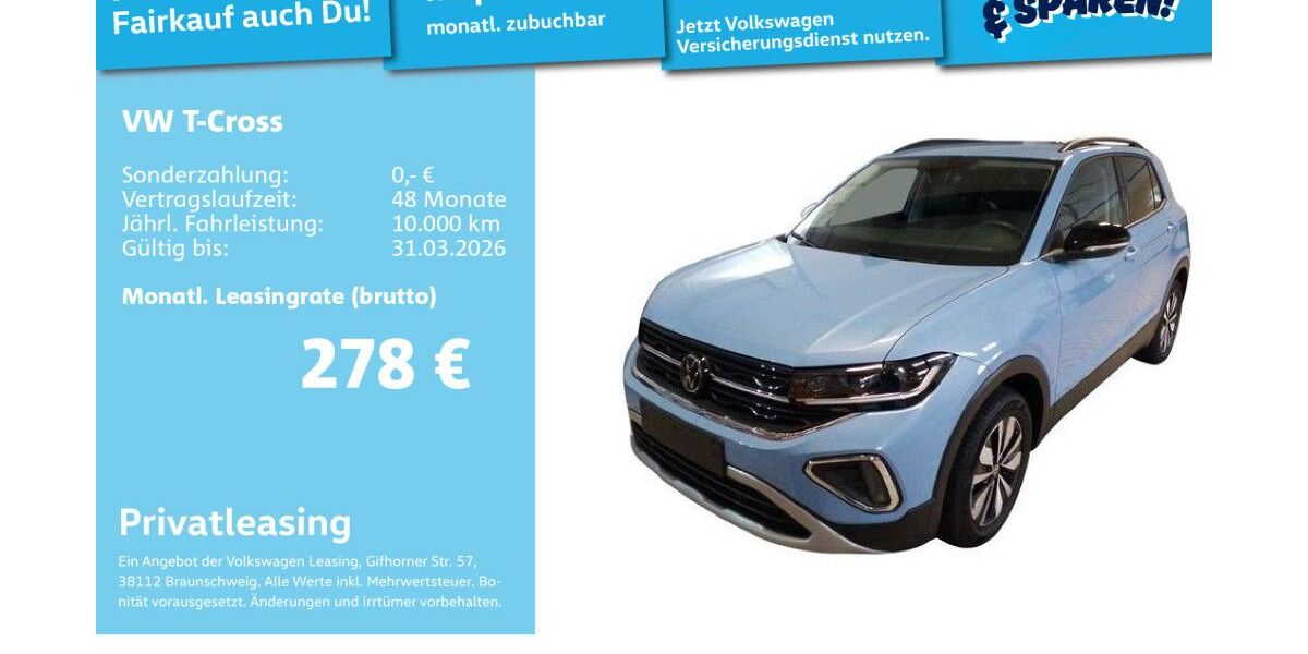 VW T-Cross 4.703 km 24.492 &euro; Mannheim 68309