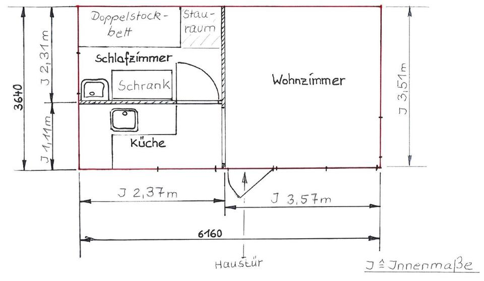Bungalow Pößneck - 3 Zimmer, 25 m&sup2;, 15.000&euro; | Angebot:26837234