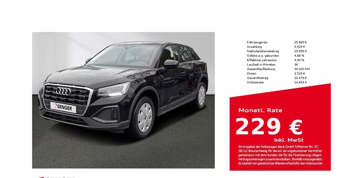 Audi Q2 24.316 km 25.880 &euro; Münster 48153