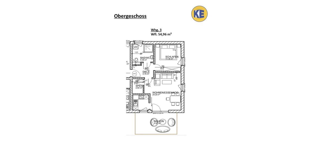 TOP PREIS * 2 Zimmer Neubauwohnung mit großem Balkon 2 zimmer