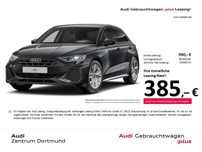 Audi A3 18.002 km 38.711 € Dortmund 44143