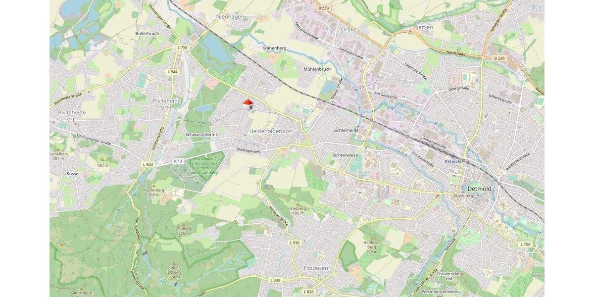 Grundstück Detmold / Heidenoldendorf Heidenoldendorf - 570.000&euro; | Angebot:25708779