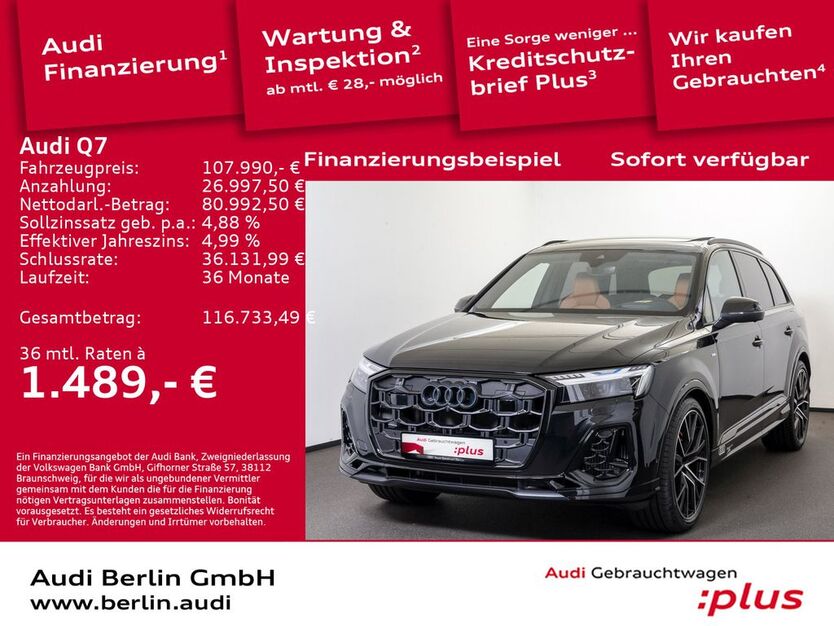 Audi Q7 18.000 km 107.500 € Berlin 12489