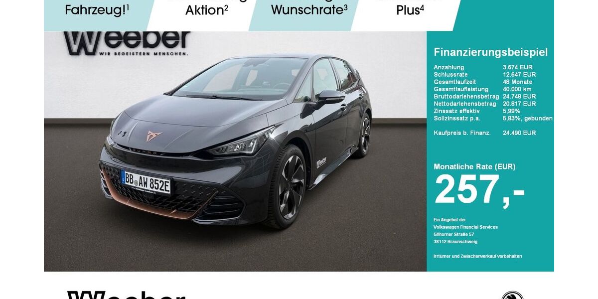 Cupra Born 24.500 km 24.290 &euro; Weil der Stadt 71263