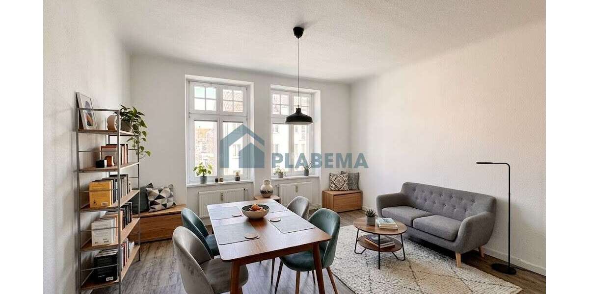 Etagenwohnung Greifswald Fleischervorstadt - 3 Zimmer, 70 m&sup2;, 1.025&euro; | Angebot:26676131