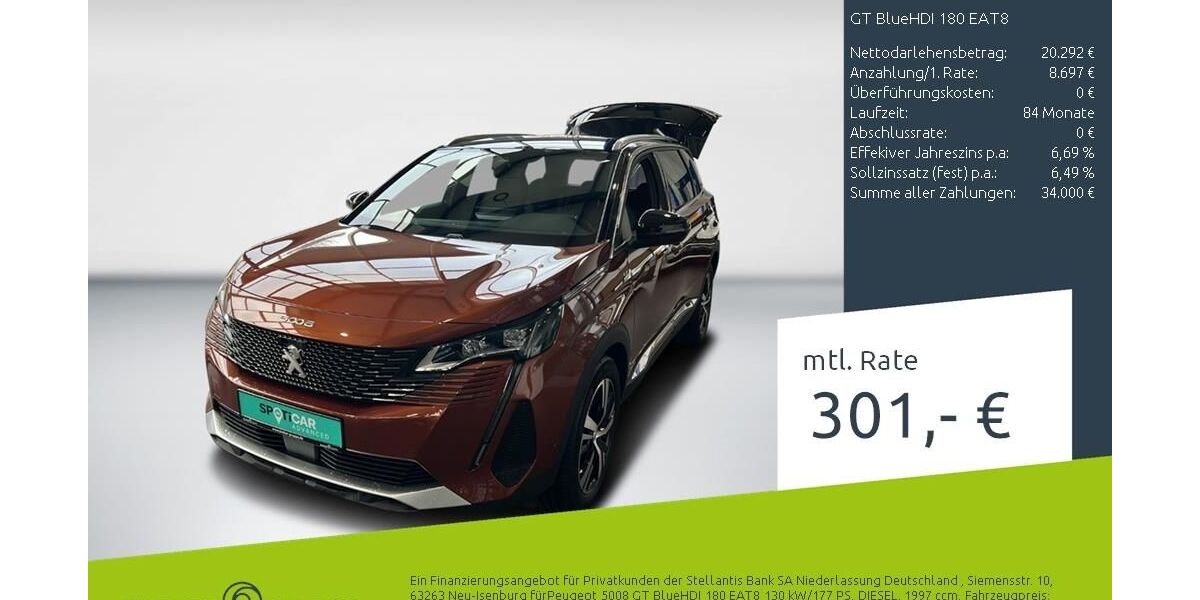 Peugeot 5008 65.440 km 28.689 &euro; Dülmen 48249