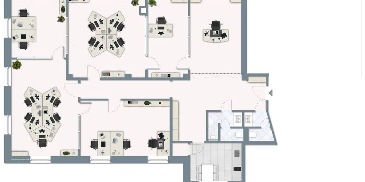 Gewerbeobjekt Eggenstein-Leopoldshafen Eggenstein - 5 Zimmer, 190 m&sup2;, 2.280&euro; | Angebot:20954672