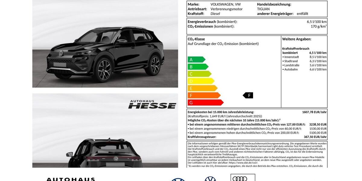 VW Tiguan 9.900 km 59.930 &euro; Sottrum 27367