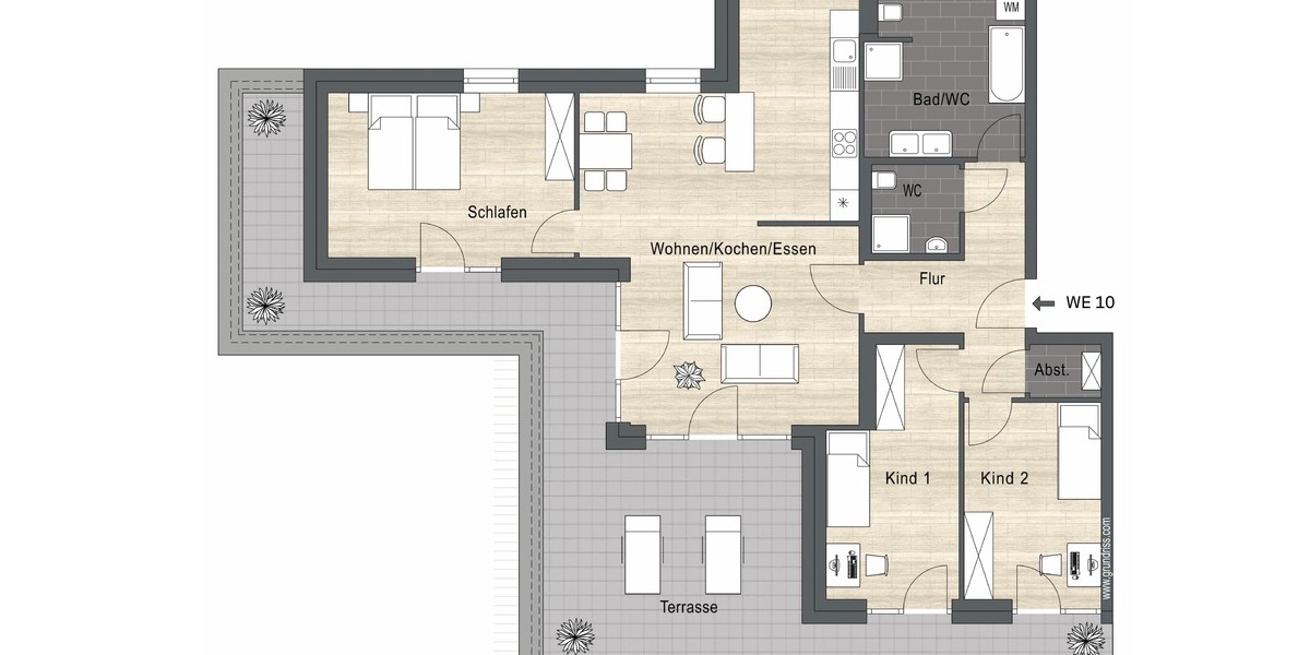 Erstbezug! Exklusive Penthousewohnung, mit Blick über Hartmannsdorf! - Einfamilienhaus Hartmannsdorf | Angebot:26557122