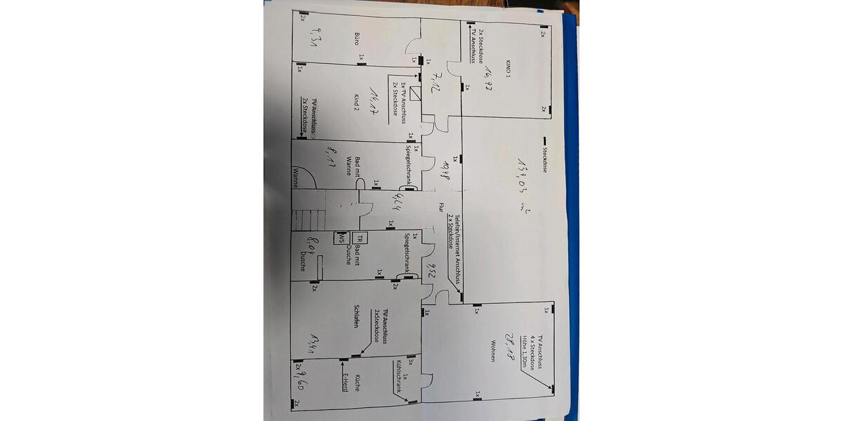 Etagenwohnung Waldheim - 5 Zimmer, 130 m&sup2;, 950&euro; | Angebot:24878692