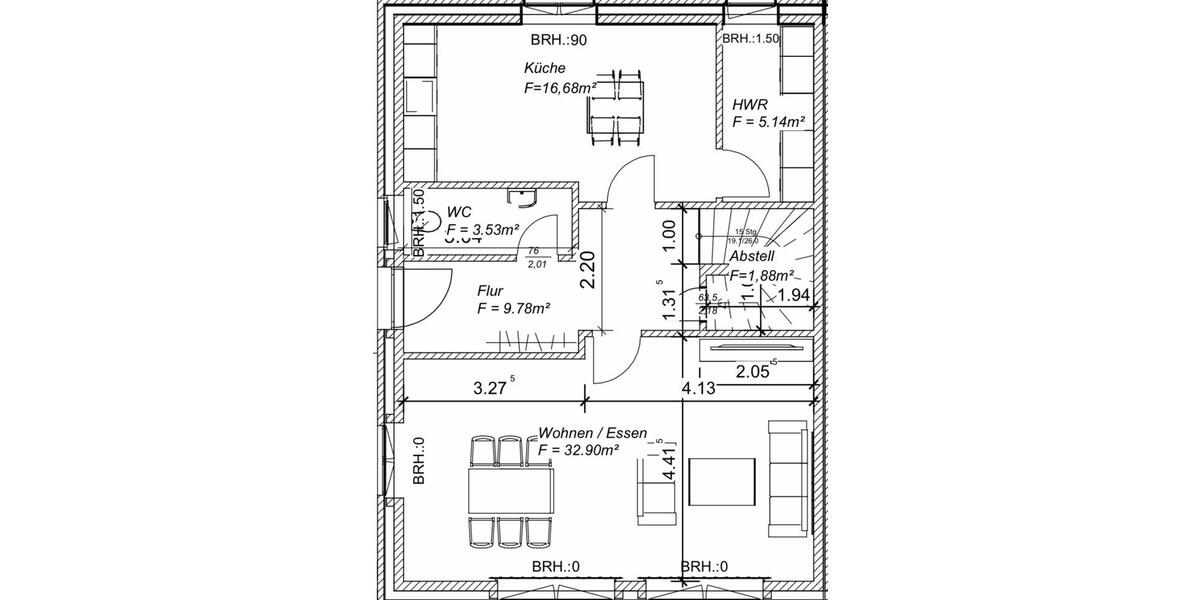 Doppelhaushälfte Sulingen - 4 Zimmer, 127 m&sup2;, 1.300&euro; | Angebot:26385946