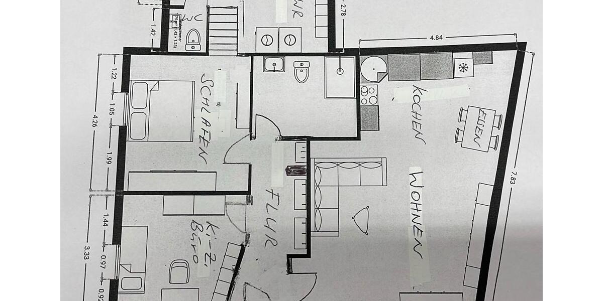 3 Zimmer Wohnung in Mühlbach zu vermieten 3.5 zimmer